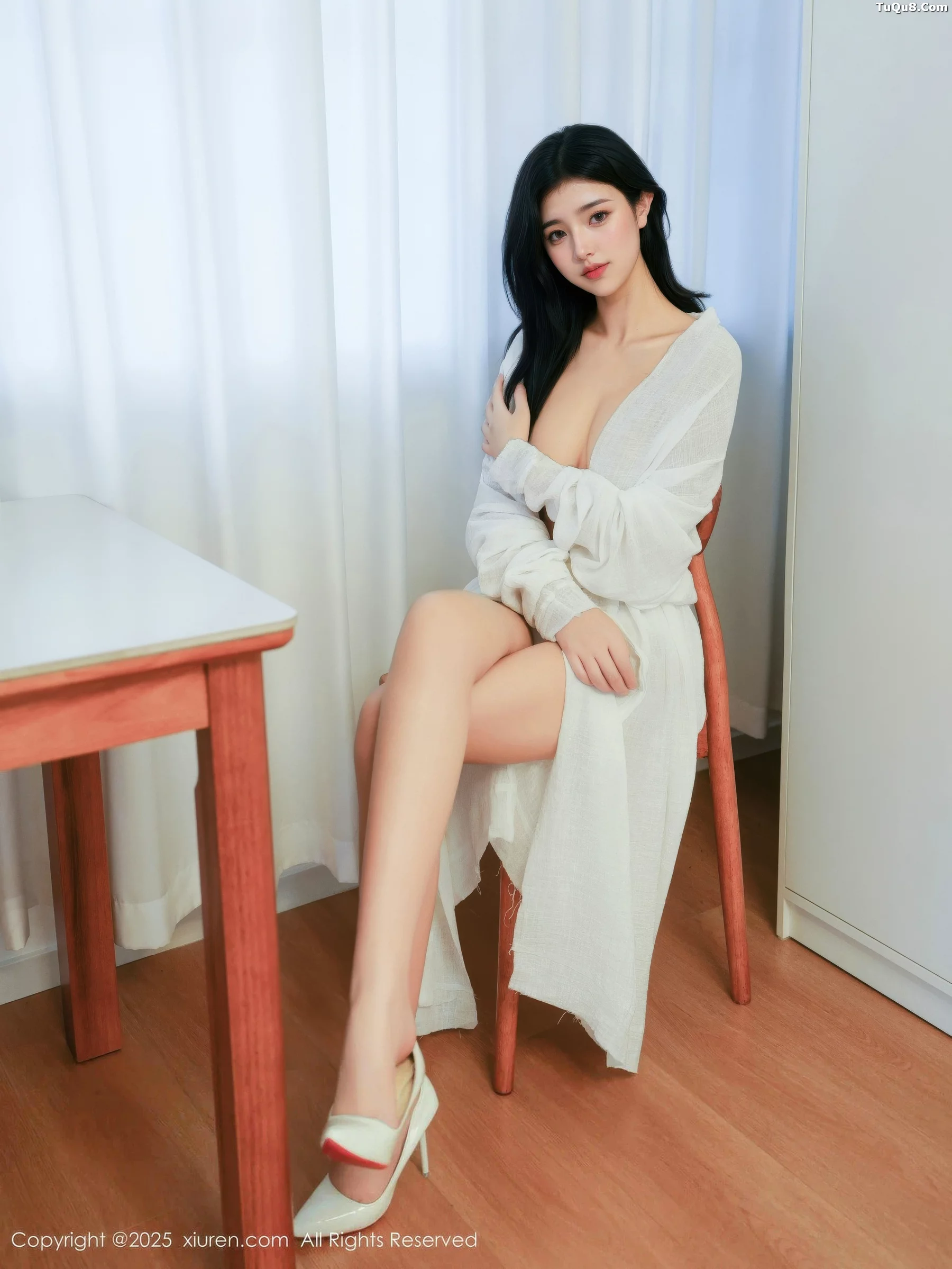 秀人集.com_[XiuRen秀人网]No.10920_模特林悦溪儿性感白色长浴袍配白色高跟秀修长美腿撩人诱惑写真53P