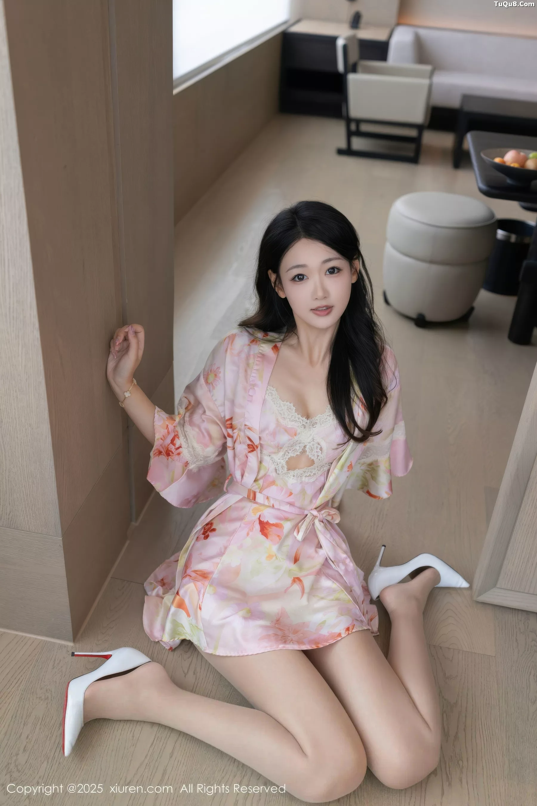 秀人集.com_[XiuRen秀人网]No.10970_模特唐安琪性感粉色睡袍露粉色内衣配超薄肉丝秀曼妙身姿诱惑写真76P