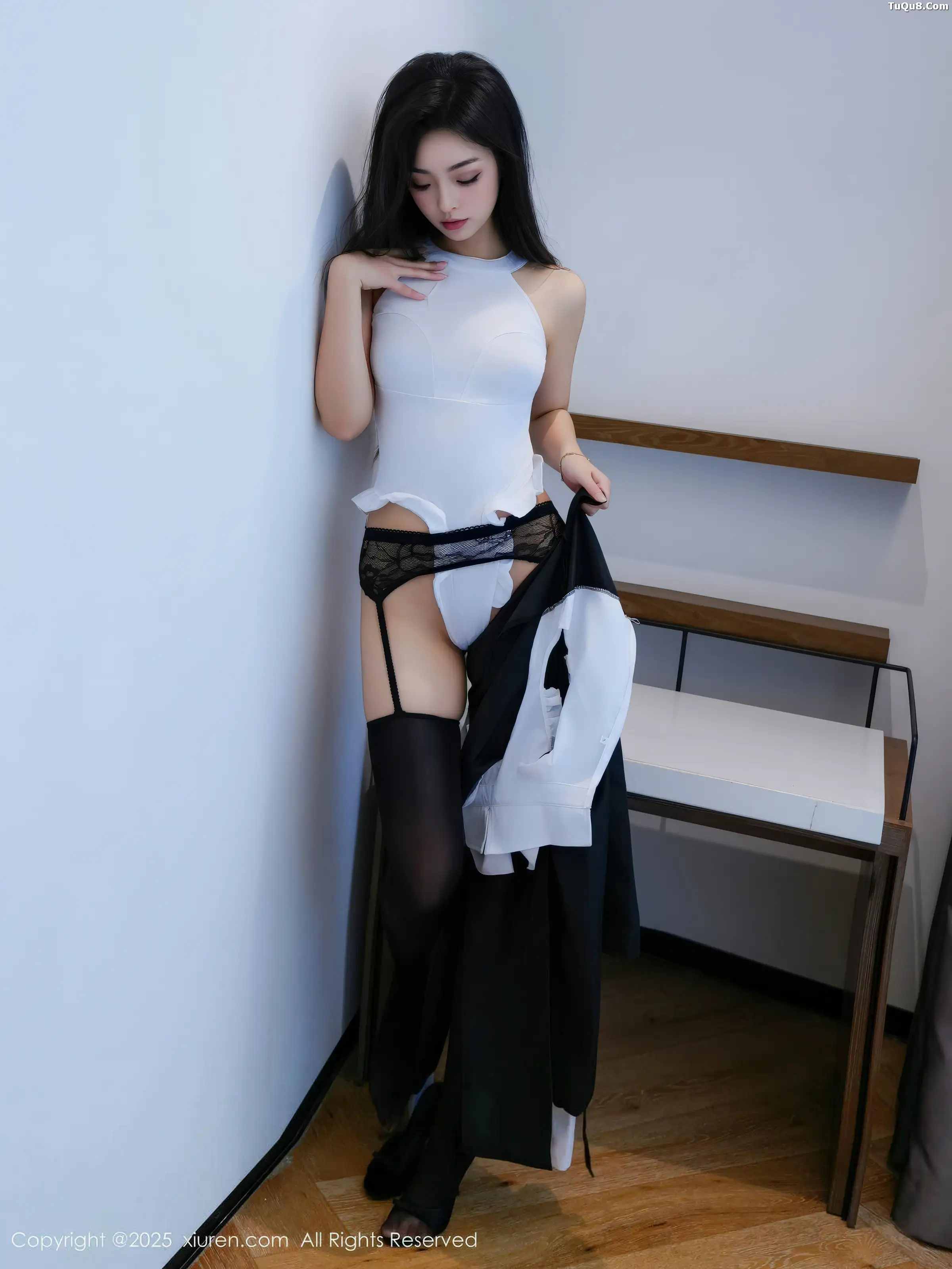 秀人集.com_[XiuRen秀人网]No.11059_模特白琮瑗性感黑白修女服饰配黑丝吊袜秀曼妙身姿撩人诱惑写真65P