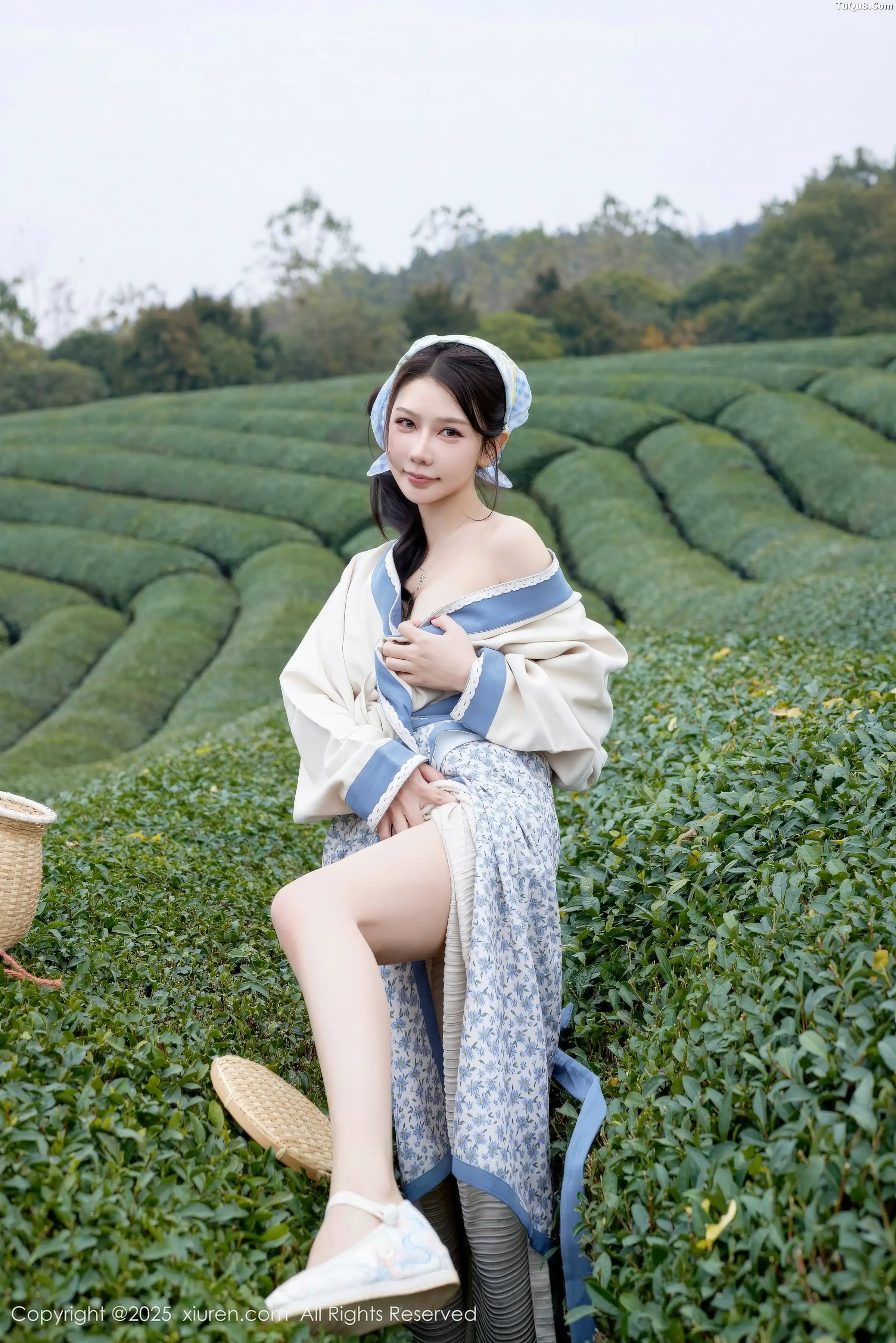 秀人集.com_[XiuRen秀人网]No.11098_模特尹甜甜户外采茶姑娘装扮性感长裙秀翘臀美腿迷人诱惑写真61P