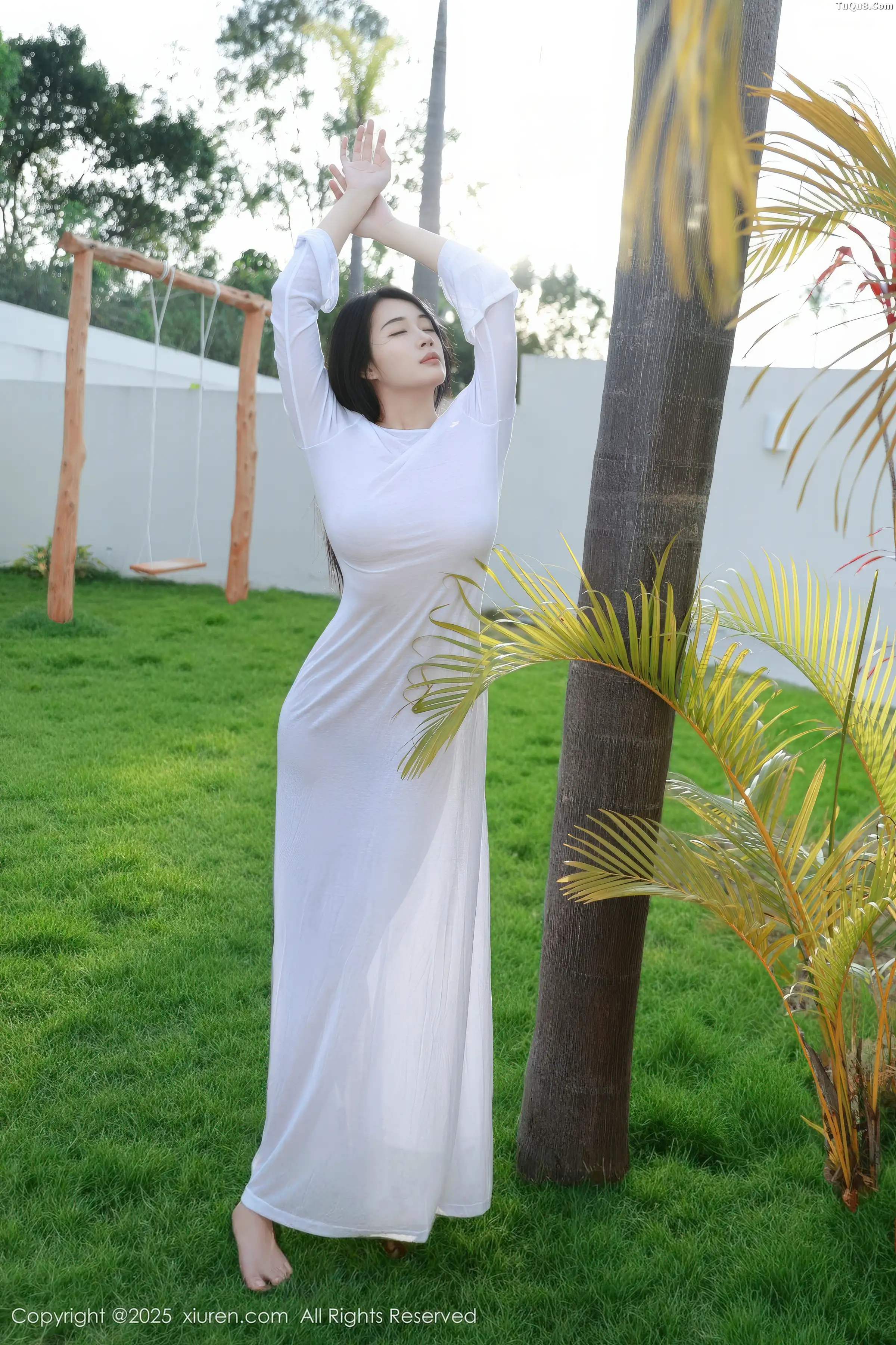 秀人集.com_[XiuRen秀人网]No.11129_模特南乔泳池场景性感白色连衣裙湿身秀完美身材撩人诱惑写真82P