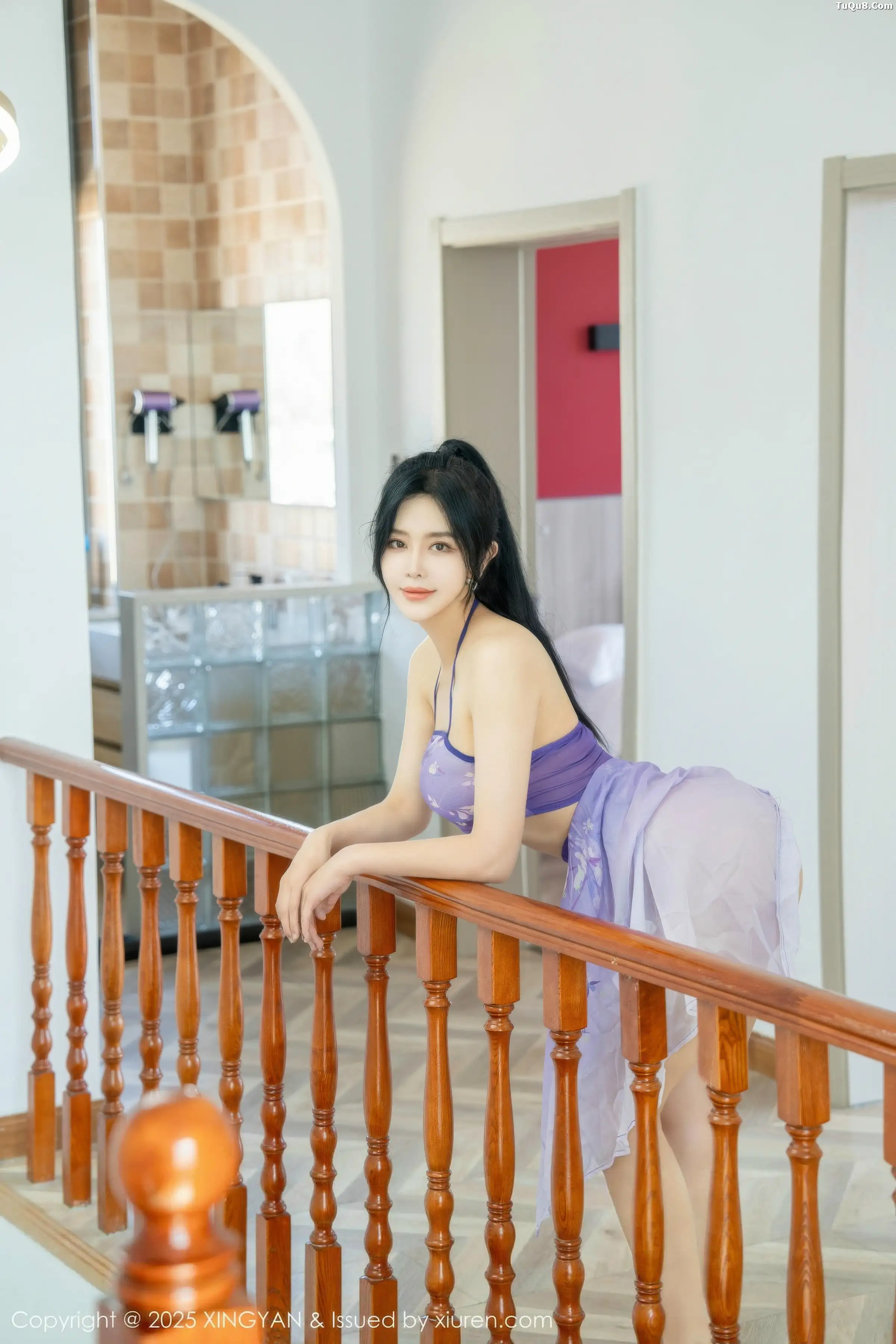 秀人集.com_[XINGYAN星颜社]VOL.450_女神刘钰儿宾馆场景情感紫色轻透服饰秀完美身材惹火诱惑写真60P