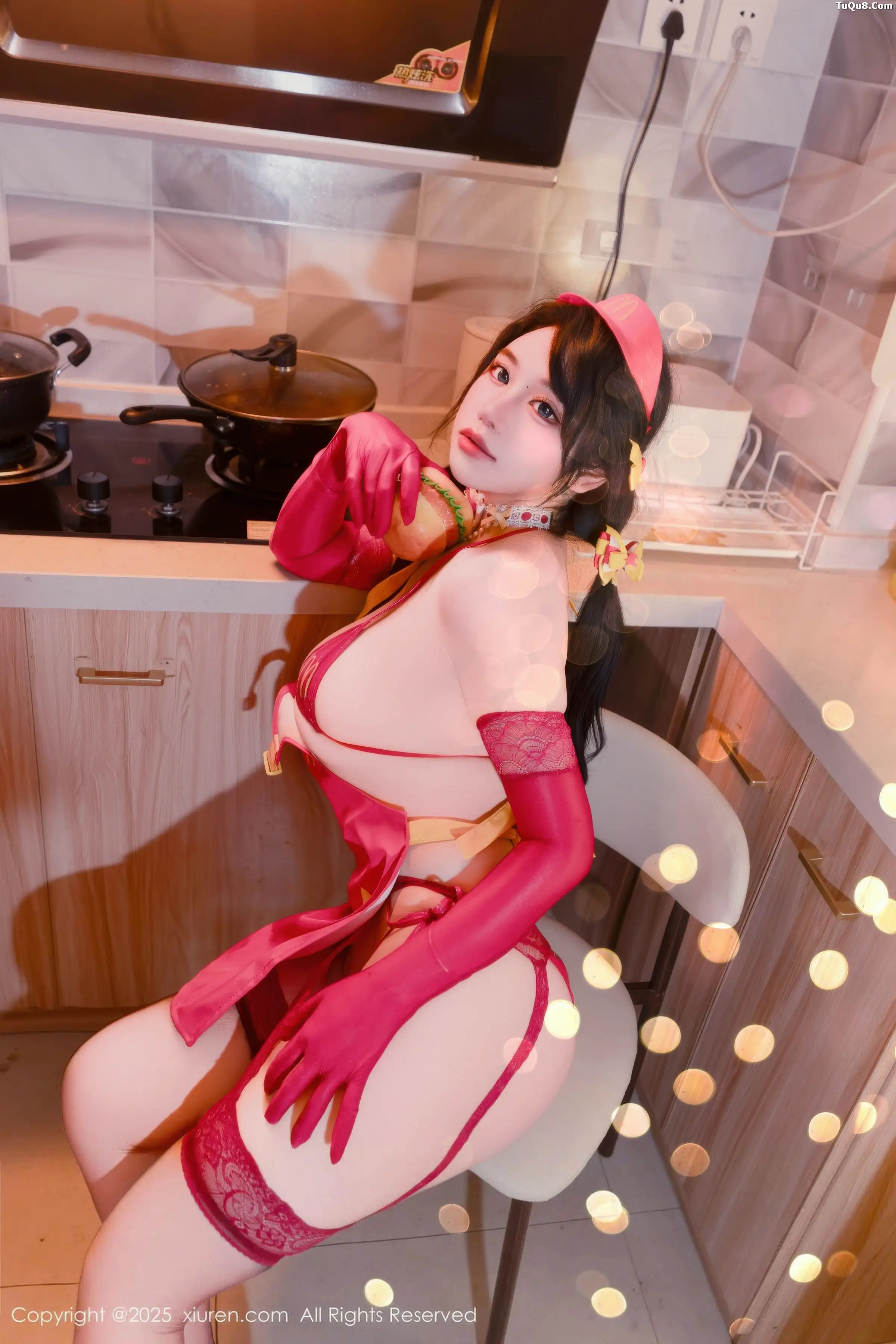 秀人集.com_[XiuRen秀人网]No.11154_模特汐汐爱吃草莓性感红色情趣内衣配红丝吊袜秀惹火身材诱惑写真78P