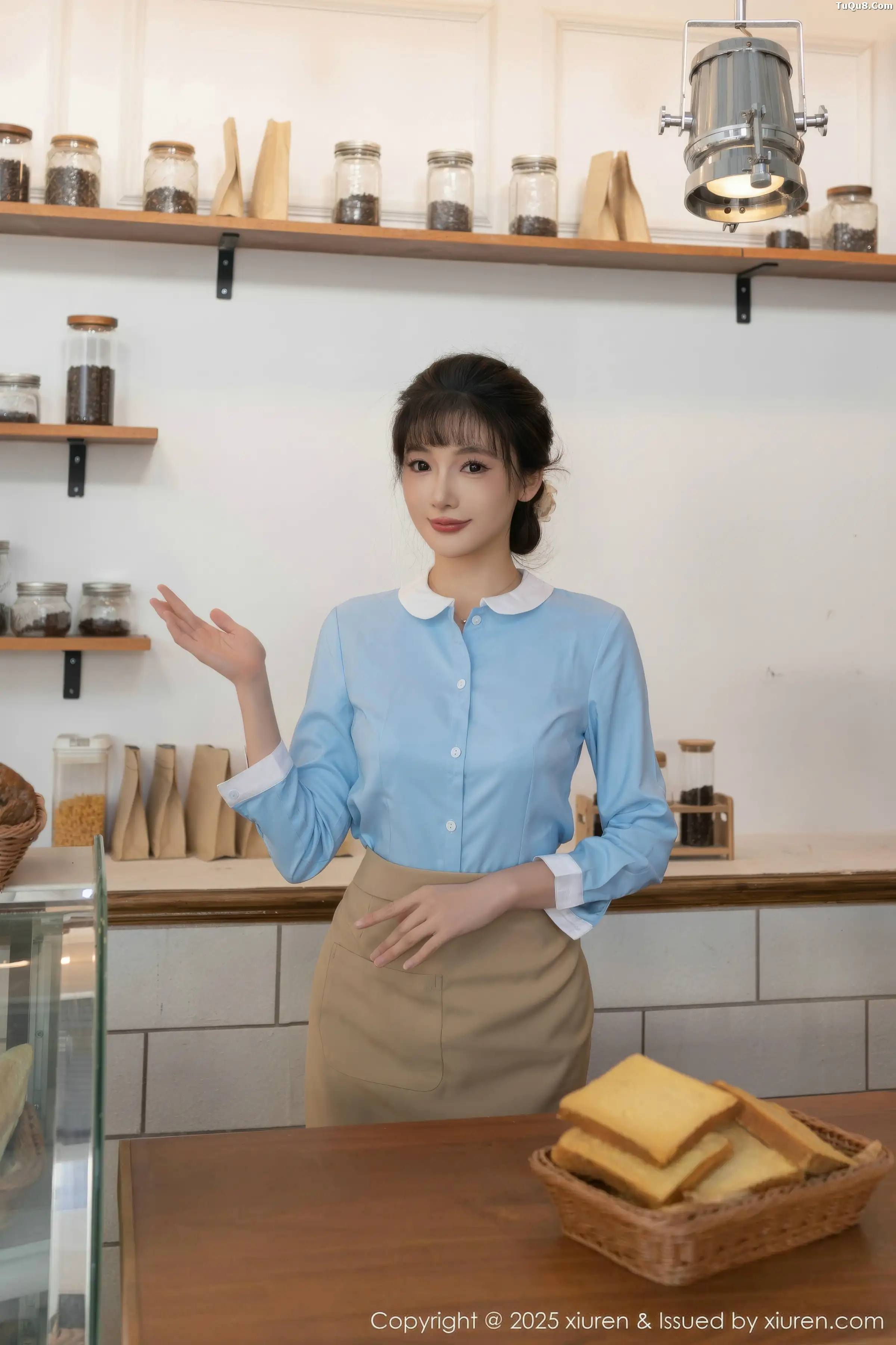 秀人集.com_[XiuRen秀人网]No.11159_模特陆萱萱性感淡蓝色上衣露白色内衣配超薄肉丝秀美腿诱惑写真80P